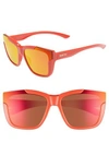 Smith Dreamline 62mm Butterfly Chromapop(tm) Sunglasses In Rise/ Siren Red