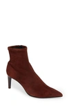 Rag & Bone Beha Stretch-suede Ankle Booties In Mahogany Suede