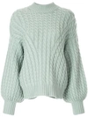 ZIMMERMANN CABLE KNIT SWEATER