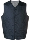 UNIVERSAL WORKS V-NECK PADDED WAISTCOAT