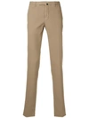 Incotex Slim Fit Chinos In Neutrals