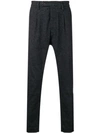 AL DUCA D'AOSTA MELANGE KNIT TROUSERS