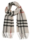Burberry The Classic Cashmere Scarf In Check In Stone