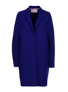 Harris Wharf London Harris Warf London Buttoned Coat In Bright Blue 365