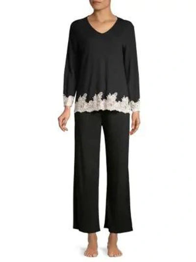 NATORI WOMEN'S LUXE SHANGRI LA TWO-PIECE PAJAMA SET,400099464381