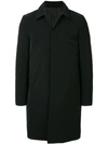 ATTACHMENT ATTACHMENT BOXY SINGLE-BREASTED COAT - BLACK