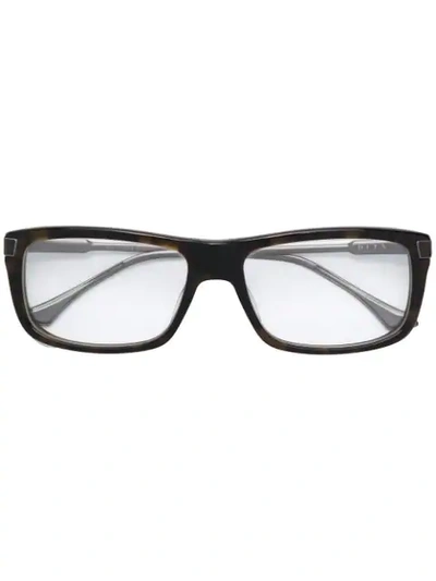 Dita Eyewear Sir Square Glasses In Brown