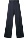 E. TAUTZ E. TAUTZ WIDE LEG TROUSERS - BLUE