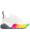 Stella Mccartney Rainbow Platform Sneakers In Multi