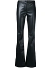 THEORY FAUX LEATHER TROUSERS