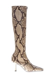 CELINE PYTHON LEATHER & SUEDE BOOTS,10742990