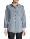 SANDRINE ROSE The Mullholland Denim Shirt