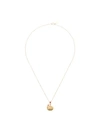 ANISSA KERMICHE GOLD-PLATED SILVER FINGER NECKLACE
