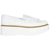 Hogan Platform Fringed Loafers In White