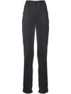 LEMAIRE LEMAIRE BUTTON CUFF TROUSERS - GREY