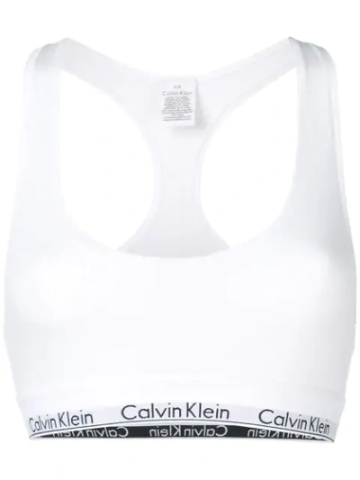 Calvin Klein Underwear Modern Cotton Bralette In White