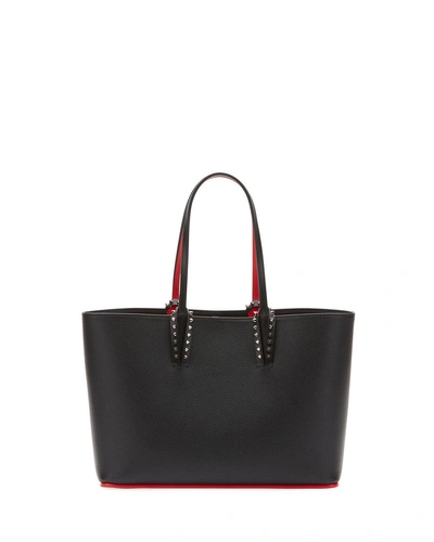 Christian Louboutin Cabata Small Empire Paris Tote Bag In Black