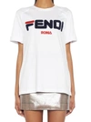 FENDI FENDI EMBROIDERED LOGO T