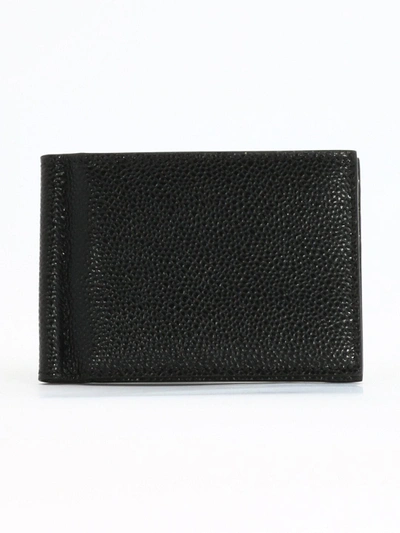 Thom Browne Classic Money Clip Wallet In Black