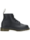 Dr. Martens' 1460 Waterproof 8 Eye Boots In Black