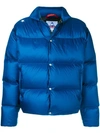 THE EDITOR THE EDITOR BRANDED BACK PADDED JACKET - BLUE