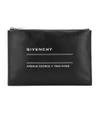 GIVENCHY Black Medium Printed Clutch Bag