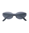 YEEZY Grey Oval Sunglasses