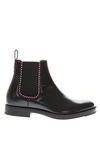 GUCCI BEYOND BLACK LEATHER CHELSEA BOOTS,10744049