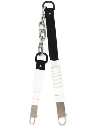 Rick Owens Links Bag Strap - 白色 In White