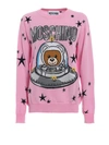 MOSCHINO SPACE TEDDY SWEATER,10744410