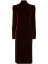 GIULIVA HERITAGE COLLECTION VELVET MIDI DRESS