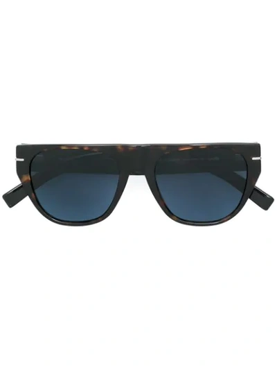 Dior Eyewear Square Frame Sunglasses - 黑色 In Brown