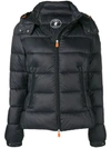 SAVE THE DUCK SAVE THE DUCK HOODED PADDED JACKET - BLACK