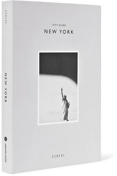 Abrams Cereal City Guide: New York Paperback Book In Grey