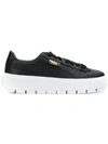 PUMA PLATFORM TRACE OSTRICH SNEAKERS