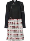 PRADA PRADA PRINT JERSEY DRESS - BLACK