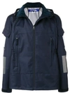 JUNYA WATANABE CHECK PRINT HOODED JACKET