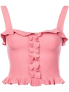 REFORMATION REFORMATION TRIXIE TOP - PINK