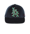 GUCCI LA Angels velvet baseball cap,P00345292