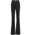 Helmut Lang Femme High-rise Straight Jeans In Black