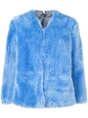 SARA LANZI FAUX FUR JACKET