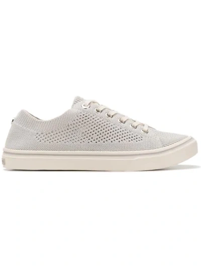 Tommy Hilfiger Knit Lace-up Sneakers - 灰色 In Grey