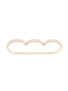 ALINKA 18KT ROSE GOLD CLOUD DIAMOND RING