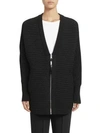 KENZO Logo Back Zip-Up Cardigan