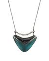 ALEXIS BITTAR ROUNDED LUCITE PENDANT NECKLACE, 16,AB83N031463