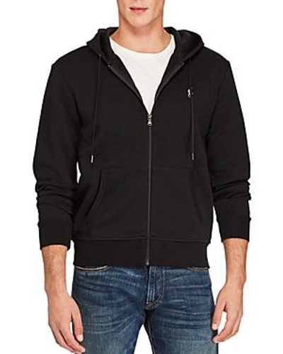 Polo Ralph Lauren Cotton Blend Sweatshirt With Embroidered Logo On The Front In Black