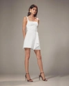 DION LEE Contrast Stitch Mini Dress,A9509R19-EXCL