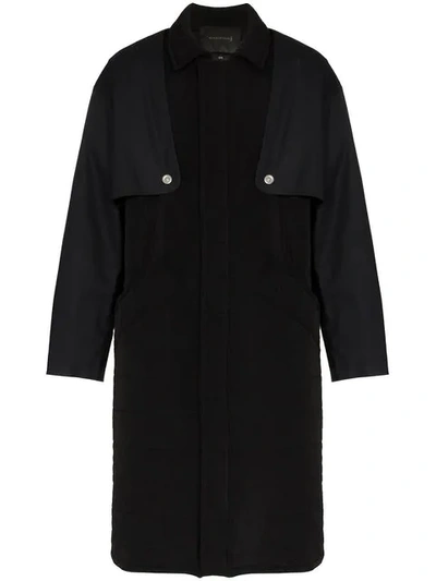 Mackintosh 0003 Quilted Removable Layer Trench Coat In Black