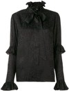 SAINT LAURENT SAINT LAURENT 高领罩衫 - 黑色