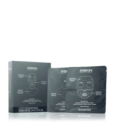 111skin Celestial Black Diamond Lifting And Firming Mask, 4 X 74ml - One Size In Colourless